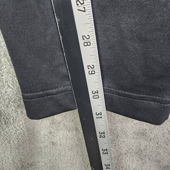 Mens Black Adidas Running Track Pants Athletic Training Wear Polyester Size L - Picture 12 of 14